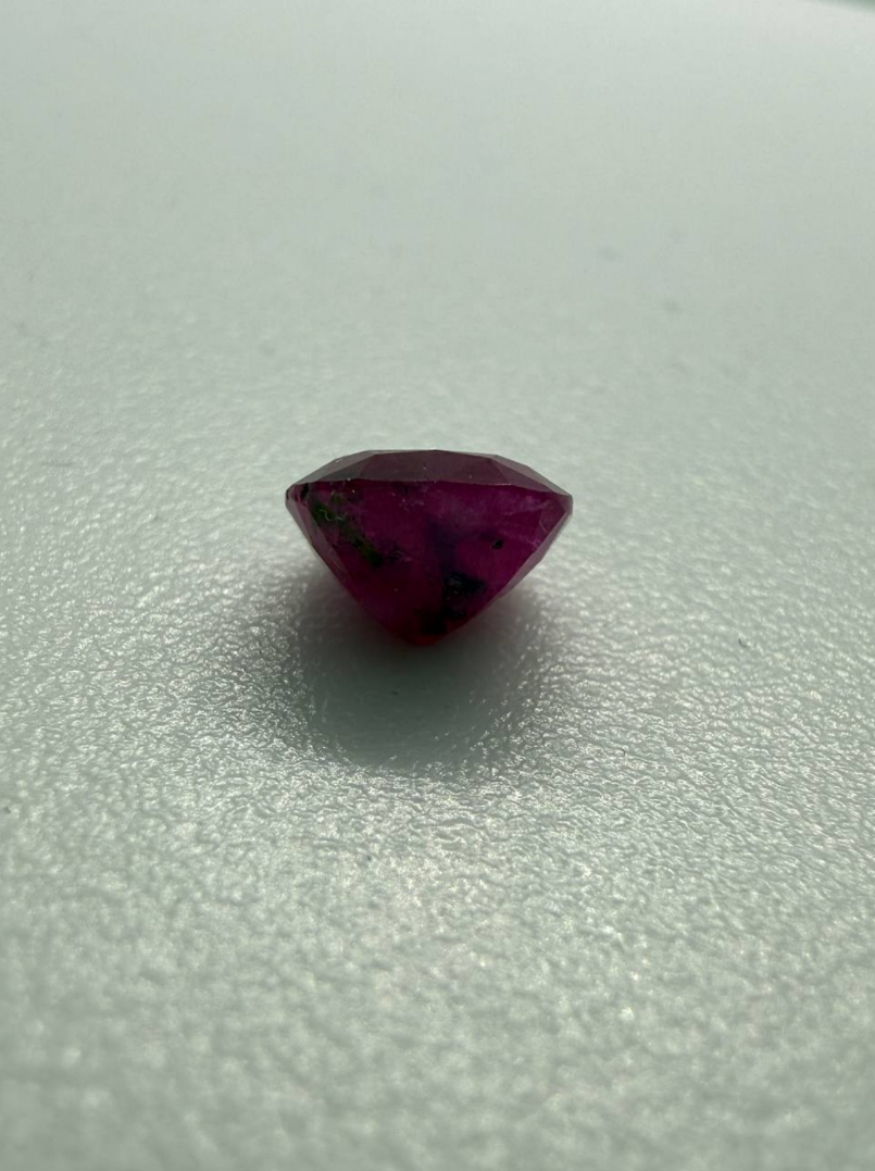 2.20 Carat Natural Red Ruby – Afghan Origin Cushion Cut Precision Sparkle - Image 2
