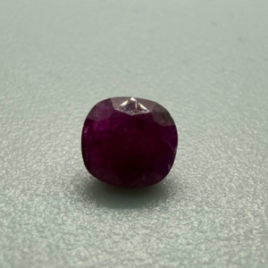 2.20 Carat Natural Red Ruby – Afghan Origin Cushion Cut Precision Sparkle