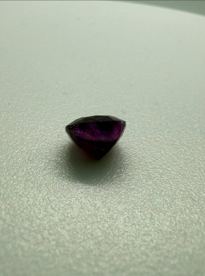 3.65 Carat Natural Afghan Ruby – Vivid Red 8mm Square Faceted Gemstone - Image 2
