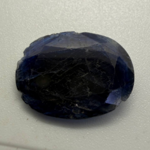 24.30 CT Natural Panjshir Sapphire | Rare 24mm Oval | Czech Certified