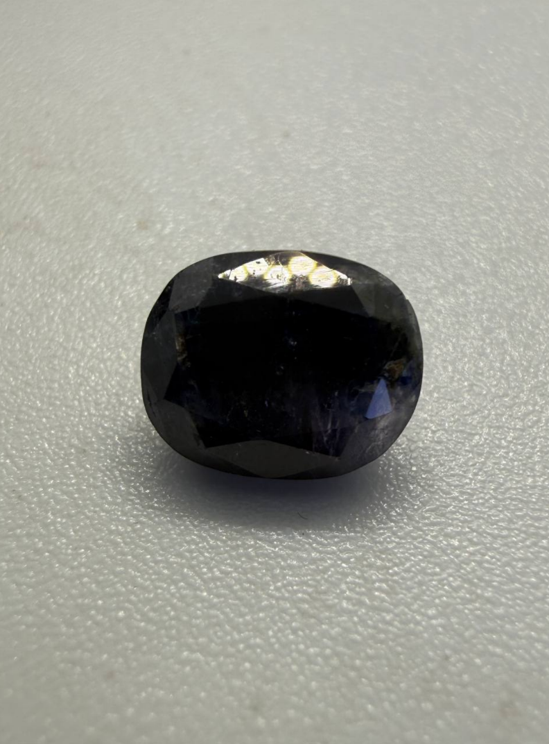 3.3 Carat Panjshir Dark Blue Sapphire – Elegant Oval Cut - Image 2