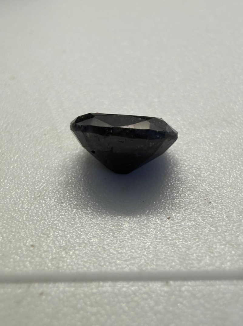 3.3 Carat Panjshir Dark Blue Sapphire – Elegant Oval Cut - Image 4