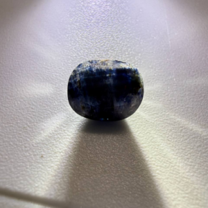 3.3 Carat Panjshir Dark Blue Sapphire – Elegant Oval Cut