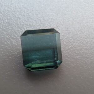1.15ct Natural Tourmaline Blue - AAA Grade 6x6mm Asscher Cut - Certified