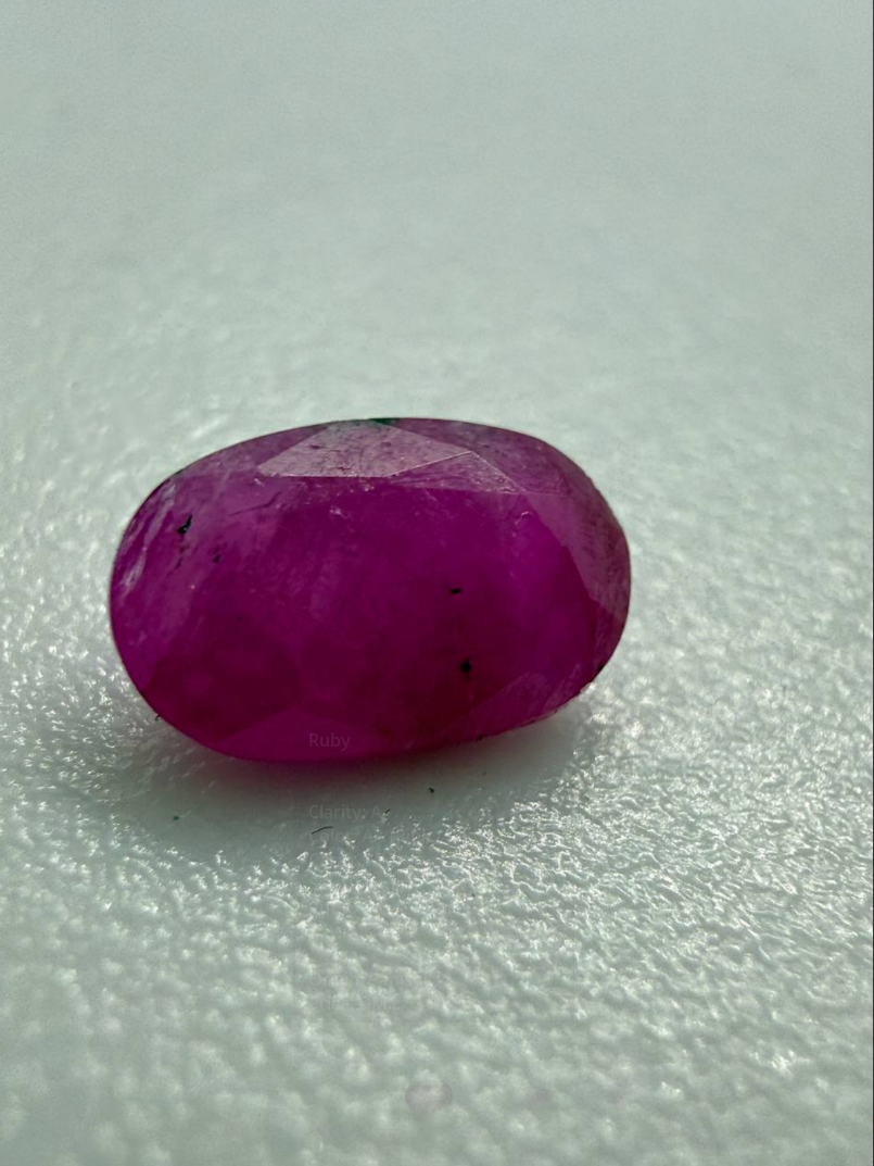 Rare Panjshir Origin Ruby | 1.7 Carat Natural Oval Cut Pink-Red