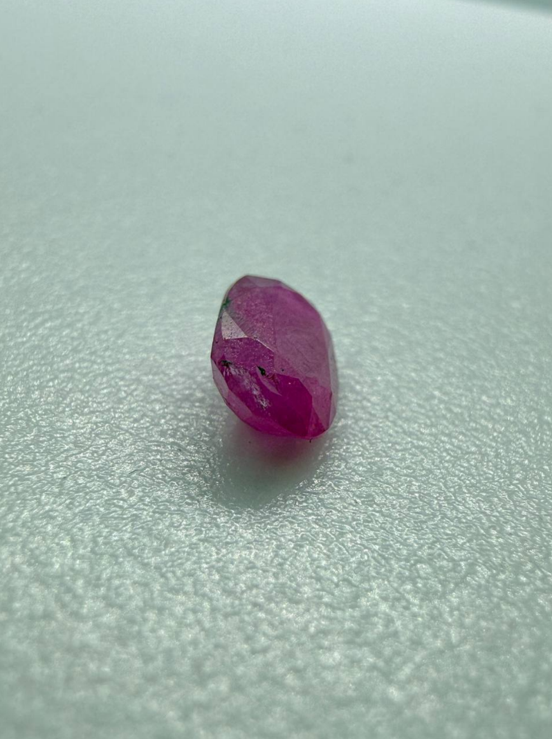 Rare Panjshir Origin Ruby | 1.7 Carat Natural Oval Cut Pink-Red - Image 2
